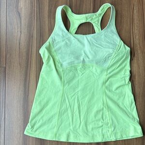 Lululemon Women's Lime Green Tank Top